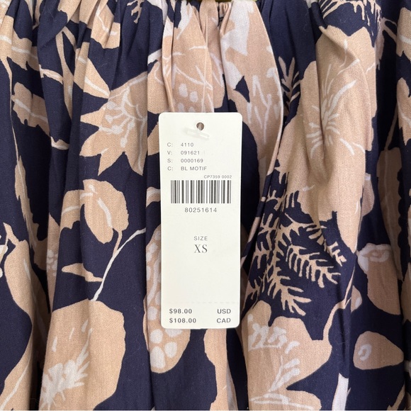 Jo Faulkner x Maeve Anthropologie Poplin Bubble Blouse XS - Picture 4 of 12